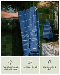 Terra XL Bath Bundle - Slate Blue