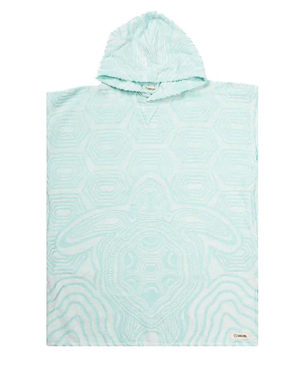 Geo Turtle Hooded Poncho Youth