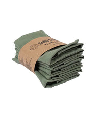 Terra Bath Washcloth Bundle 6 Pack -  Hedge Green